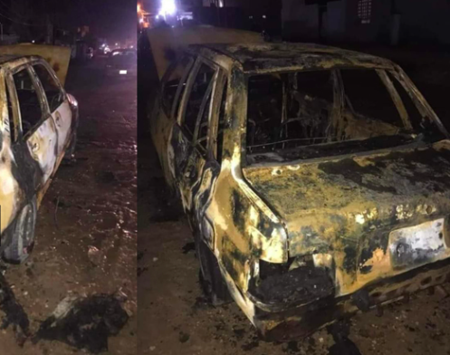 سائق سايبا يضرم النار في سيارته وهو بداخلها ويفارق الحياة في الديوانية