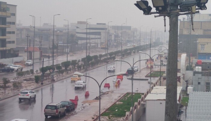 طقس العراق يشهد أمطار وتصاعد للغبار بدءاً من السبت
