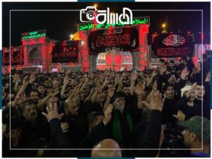 بالصور.. كاميرا المسلة تغطي مراسيم ليلة العاشر من محرم في كربلاء (فيديو)