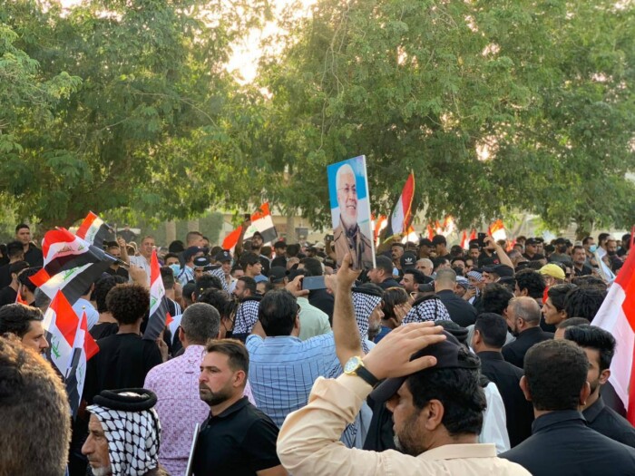 بالصور.. حضور جماهيري كبير لتظاهرات دعم الشرعية في بغداد والمحافظات