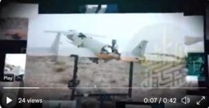 بالفيديو.. فصيل مسلح يتبنى عملية اطلاق مسيرات على قاعدة علي السالم بالكويت