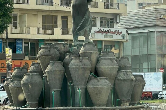 أمانة بغداد تبرّر (تشويه) نصب كهرمانة بأعمال صيانة (غامضة)
