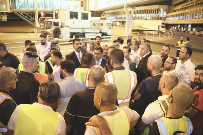 شركات الخدمات الأرضية تترك مهامها في مطار بغداد بشكل مفاجئ وتعطل الرحلات