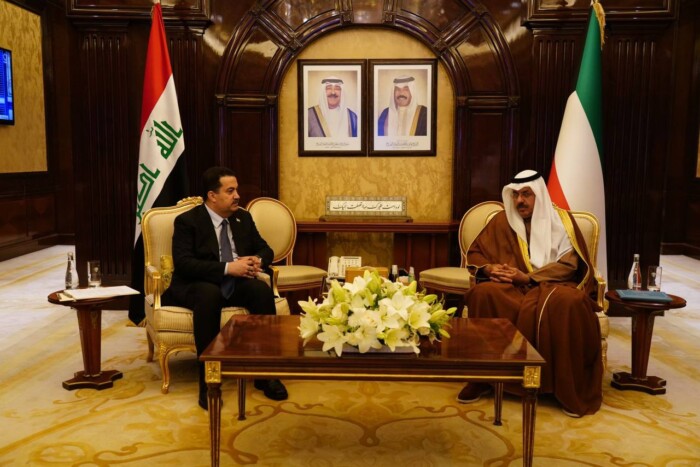 رئيس وزراء الكويت يؤكد للسوداني الاستعداد التام للتعاون الواسع مع العراق