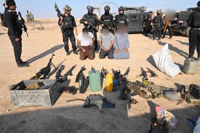 كمين محكم يطيح بخمسة ارهابيين من داعش في صحراء الانبار