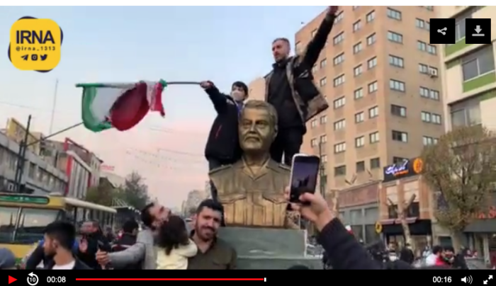 الايرانيون يحتفلون بانتصار رياضي له تداعيات نفسية وسياسية