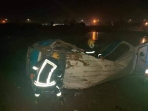 قطار يصدم مركبة نقل في بابل ويتسبب بمقتل شخص واصابة ثلاثة