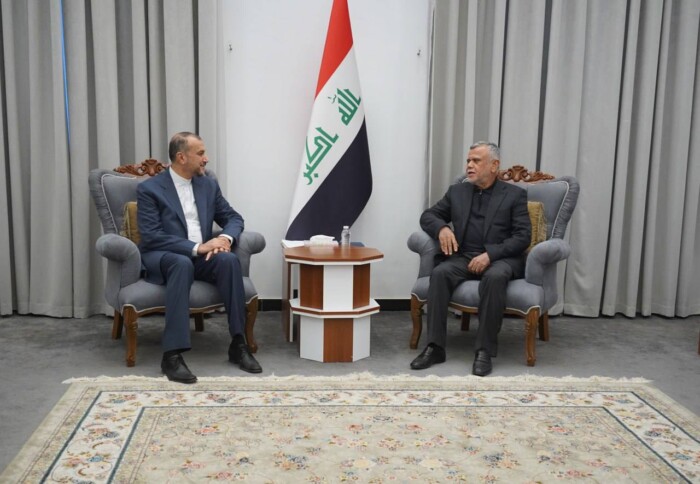 العامري وعبد اللهيان: ضرورة تعزيز آفاق التعاون بين العراق وايران