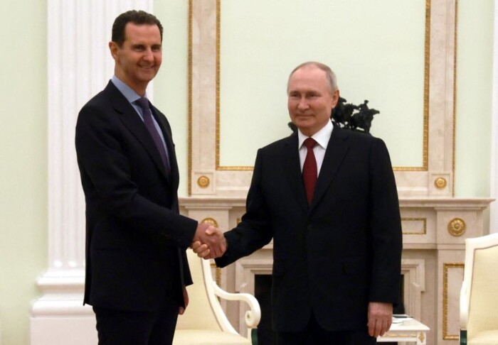 لقاء بين بوتين والأسد في موسكو للبحث في مصالحة بين أنقرة ودمشق