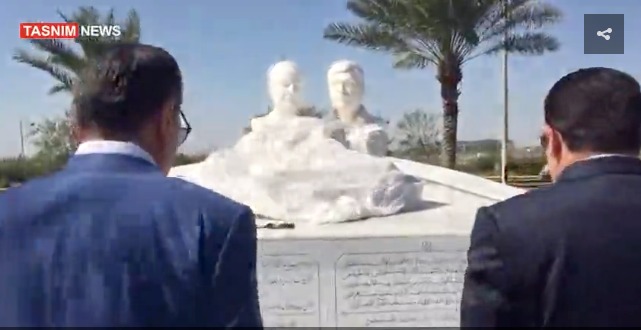 شمخاني يزور موقع اغتيال سليماني والمهندس بالقرب من مطار بغداد