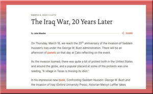 كاتب أمريكي: لم يكن الهدف من غزو العراق.. نشر الديمقراطية بل الانتقام