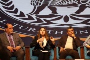الاعلاميات العراقيات يشاركن في مناقشة قانون جرائم المعلوماتية وكيفية الحد من المحتوى الهابط