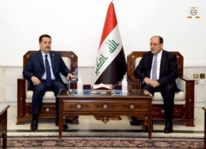 السوداني والمالكي يؤكدان أهمية وسرعة اقرار الموازنة