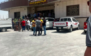 موظفون يحاصرون مبنى إدارة هيئة توزيع المنتجات النفطية في بغداد