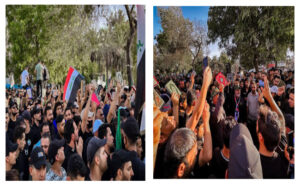 بالصور.. استمرار توافد المتظاهرين لنصرة القران الكريم في بغداد