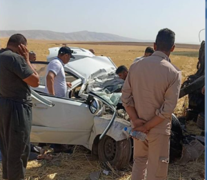 طريق دهوك نينوى يحصد أرواح أفراد أسرة بينهم طفل