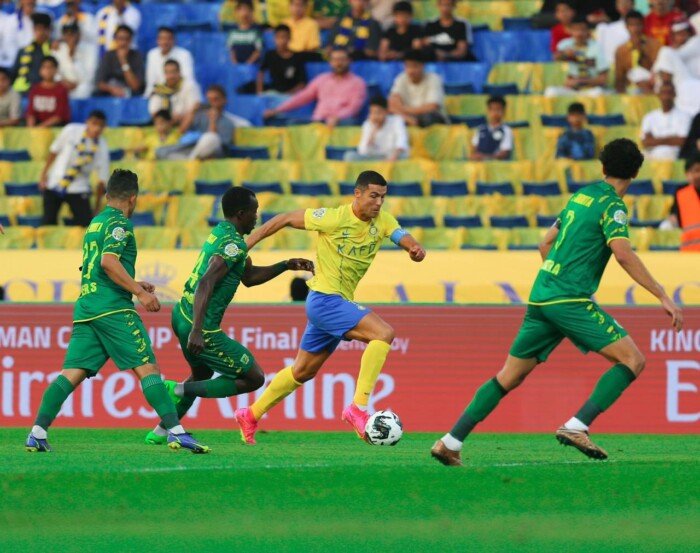 رونالدو يقود النصر للنهائي بالفوز على الشرطة العراقي بهدف وحيد