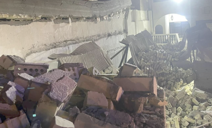 انهيار بناية الأعظمية.. إصابة بشرية وأضرار مادية