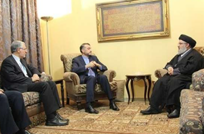 وزير الخارجية الإيراني يلتقي نصر الله