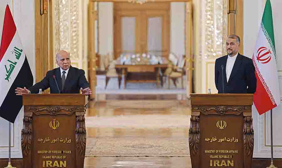 فؤاد حسين: لن يتم توجيه أي تهديدات ضد إيران من أراضي العراق والإقليم