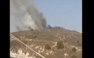 شاهد.. صواريخ تدمر موقع اسرائيلي شمال فلسطين