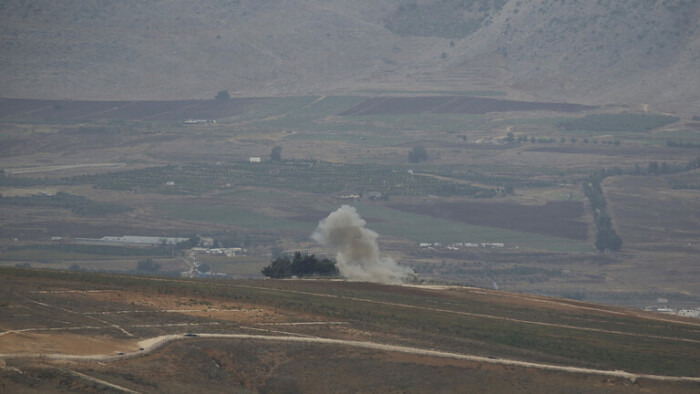 حزب الله يطلق صاروخا مضادا للدروع على موقع  بالجليل الغربي