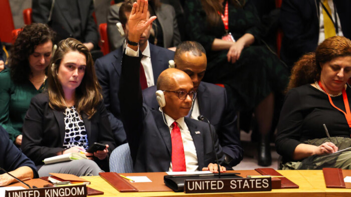 الولايات المتحدة تسقط في مجلس الأمن مشروع قرار يدعو لوقف النار في غزة