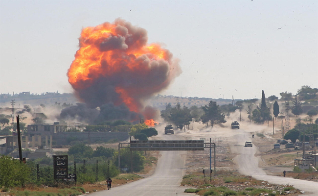 مقتل 36 عسكرياً سورياً على الأقل بغارة جوية إسرائيلية قرب حلب