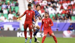 ثلاثية اليابان تقصي البحرين من كأس اسيا