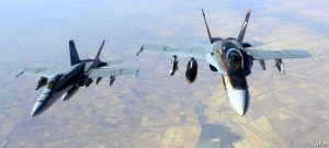 العراق يعلن تقليص اجواء طيران التحالف الدولي