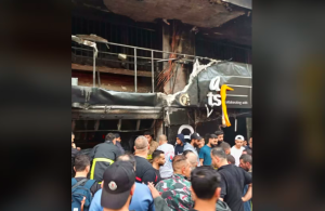 مصرع 8 أشخاص في حريق بمطعم في بيروت