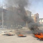 اشتباكات بين “الشغب” والمتظاهرين أمام ديوان محافظة ذي قار
