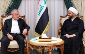 الخزعلي والعامري يؤكدان أهمية توحيد الجهود لمواجهة التحديات