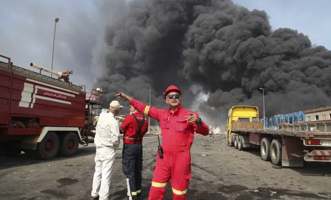 انفجار في منشأة صناعية بمدينة أصفهان
