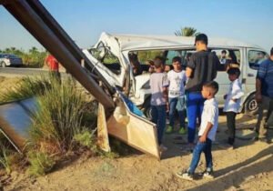 وفاة طفلة وإصابة آخرين بحادث مركبة تلاميذ في الديوانية