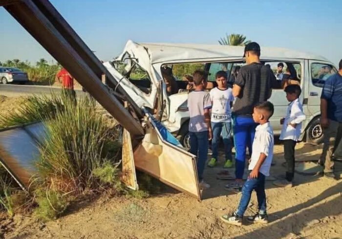 وفاة طفلة وإصابة آخرين بحادث مركبة تلاميذ في الديوانية