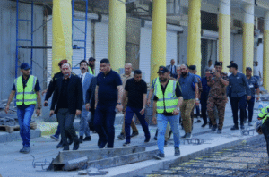 أمانة بغداد تمضي في أعمال تطوير المحور الثاني من شارع الرشيد