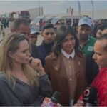 أنجلينا جولي تصل معبر رفح لتقديم المساعدات لضحايا غزة