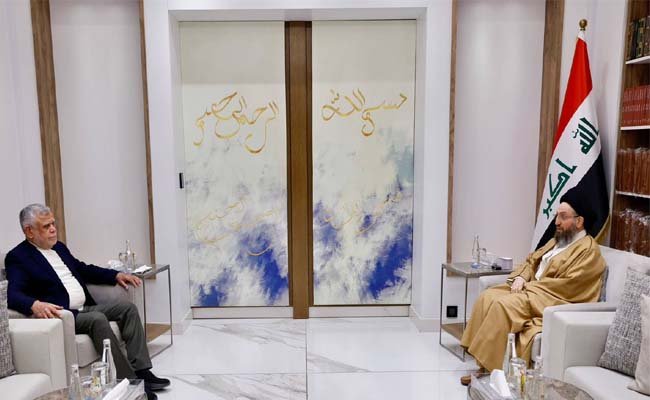 الحكيم والعامري يبحثان وحدة الإطار ومواجهة التحديات الحدودية