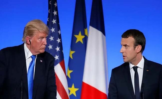 ماكرون: امريكا تتخلى تدريجيا عن حلفاء وتتجاهل القواعد الدولية