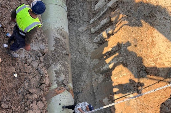 أمانة بغداد: إنجاز إصلاح تخسف “خط الأمطار الرئيسي” في شارع فلسطين