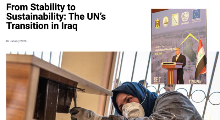 الأمم المتحدة تنشر مقاربتها عن العراق: من الاستقرار الهش إلى التنمية المستدامة