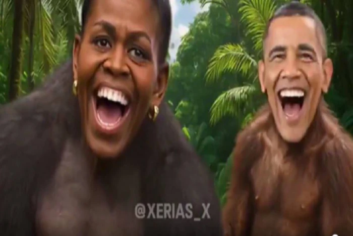 ترامب ينشر فيديو يُظهر أوباما وزوجته على هيئة قردين