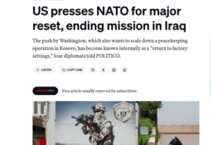 انسحاب مزدوج أميركي أطلسي يربك أمن العراق