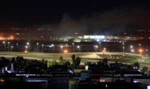 الدفاعات الجوية الاميركية تتصدى لمسيرات في سماء اربيل