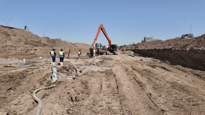 أمانة بغداد تنجز خطوط تصريف عملاقة لمواجهة الفيضانات