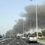 قتيلان و3 جرحى حصيلة سقوط شظايا صاروخ إيراني في أبوظبي