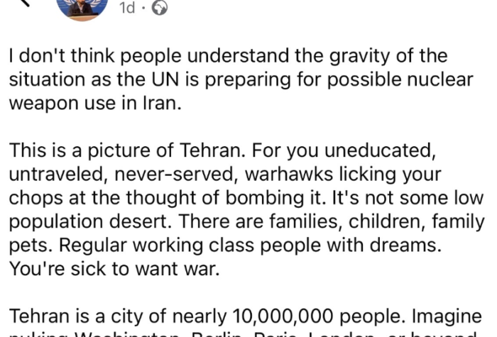 دبلوماسي لبناني يعلّق مهام عمله بالأمم المتحدة: هناك احتمال استخدام الأسلحة النووية ضد إيران