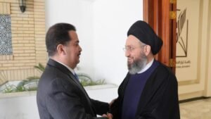 السوداني والحكيم يؤكدان ضرورة استكمال الاستحقاقات الدستورية وتشكيل حكومة ائتلافية