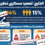 تصعيد عسكري خطير في الخليج ( انفوغرافيك)